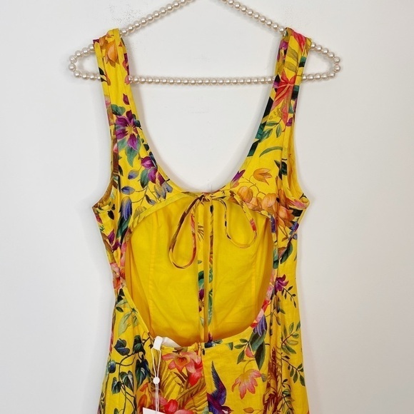 Zimmerman Tropicana Linen Midi Dress - Picture 4 of 5